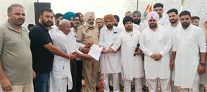 ਨਸ਼ਿਆਂ ਖ਼ਿਲਾਫ਼ ਕਾਂਗਰਸ ਵੱਲੋਂ ਧਰਨਾ, ਰੋਸ ਮਾਰਚ ਉਪਰੰਤ ਸਰਕਾਰ ਦੀ ਅਰਥੀ ਫੂਕੀ