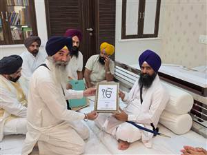 ਸ੍ਰੀ ਅਕਾਲ ਤਖ਼ਤ ਸਾਹਿਬ ਦੇ ਜਥੇਦਾਰ ਨਾਲ ਰਾਜਵੰਤ ਸਿੰਘ ਮਾਹਲਾ ਨੇ ਕੀਤੀ ਮੁਲਾਕਾਤ