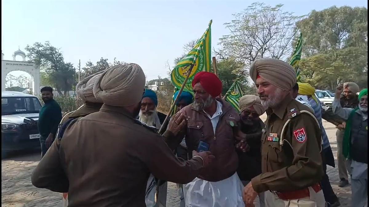 ਕਿਸਾਨਾਂ ਤੇ ਪੁਲਿਸ ਦਰਮਿਆਨ ਹੋਈ ਧੱਕਾ-ਮੁੱਕੀ, ਮਾਨਸਾ 'ਚ ਸਫਲ ਨਹੀਂ ਹੋ ਸਕਿਆ ਰੇਲ ਰੋਕੋ ਅੰਦੋਲਨ