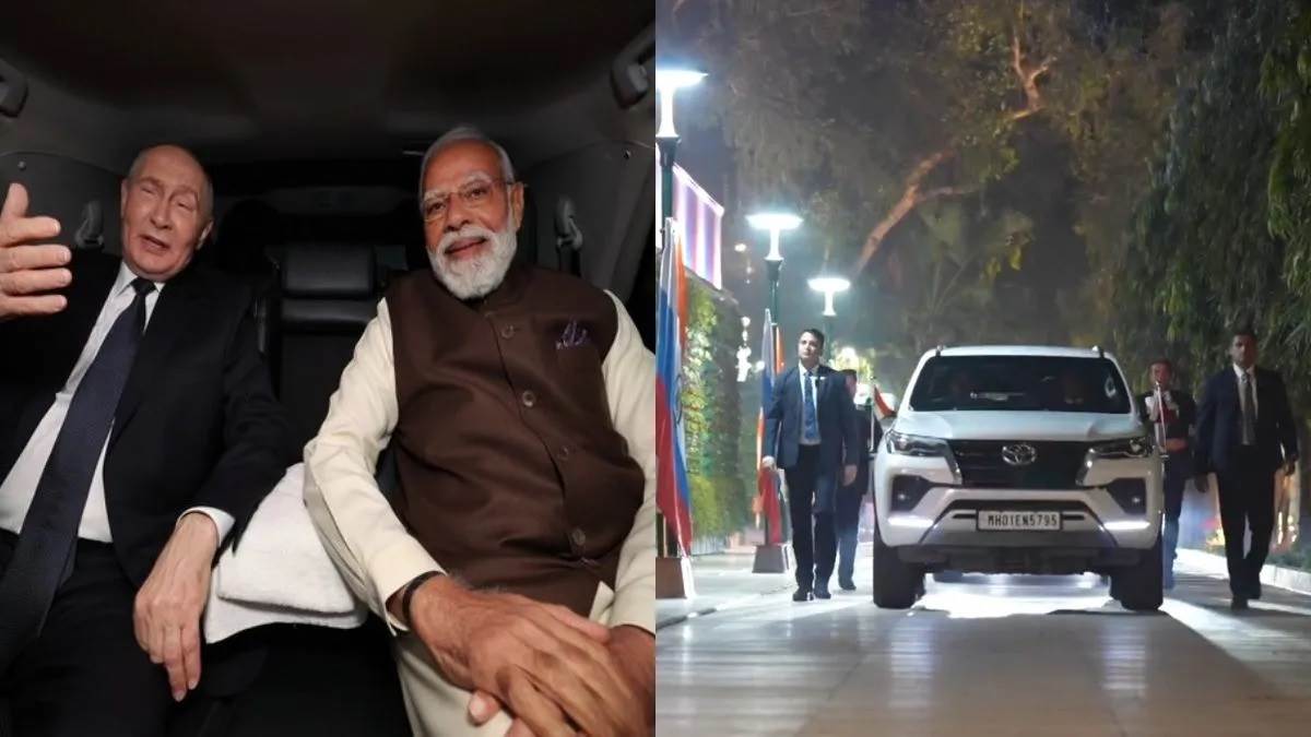 PM ਮੋਦੀ ਨੇ ਛੱਡੀ ਆਪਣੀ Range Rover, ਰਾਸ਼ਟਰਪਤੀ ਪੁਤਿਨ ਨਾਲ Toyota Fortuner ’ਚ ਕੀਤਾ ਸਫ਼ਰ