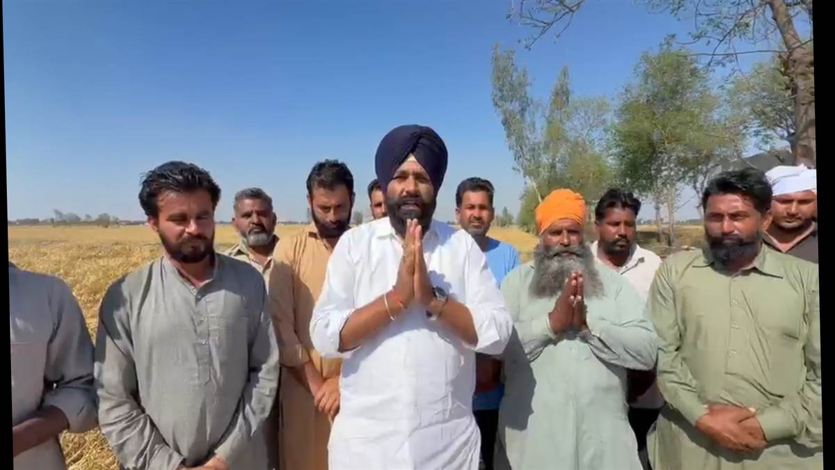 ਗੜੇਮਾਰੀ ਨਾਲ ਹੋਏ ਨੁਕਸਾਨ ਦੇ ਮੱਦੇਨਜ਼ਰ ਅਕਾਲੀ ਆਗੂ ਨੇ 30 ਏਕੜ ਥਾਂ ਦਾ ਅੱਧਾ ਠੇਕਾ ਕੀਤਾ ਮਾਫ਼
