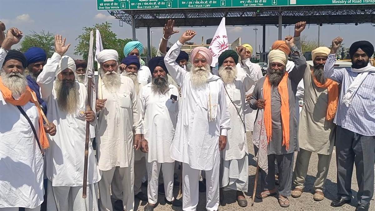 ਮੰਗਾਂ ਨੂੰ ਲੈ ਕੇ ਕਿਸਾਨ ਜਥੇਬੰਦੀਆਂ ਨੇ ਉਸਮਾ ਟੋਲ ਪਲਾਜ਼ਾ ਕੀਤਾ ਜਾਮ