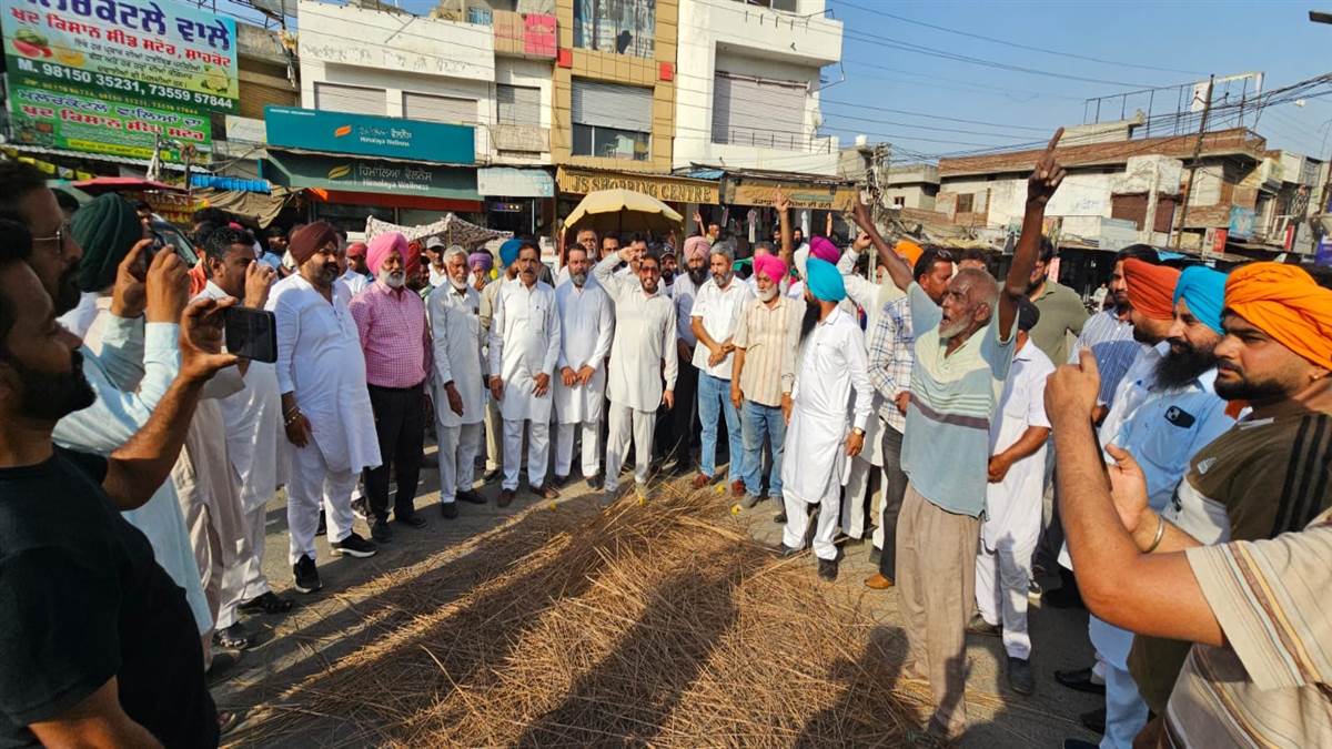 ਸ਼ਾਹਕੋਟ 'ਚ ਕਾਂਗਰਸੀਆਂ ਨੇ ਸੂਬਾ ਸਰਕਾਰ ਖ਼ਿਲਾਫ਼ ਪ੍ਰਗਟਾਇਆ ਰੋਸ