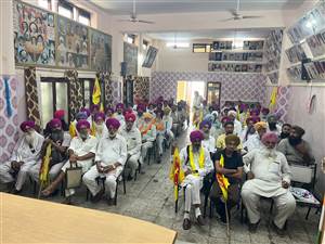ਭਾਜਪਾ ਆਗੂਆਂ ਦੇ ਘਿਰਾਓ ਸਬੰਧੀ ਕੀਤੀ ਲਾਮਬੰਦੀ