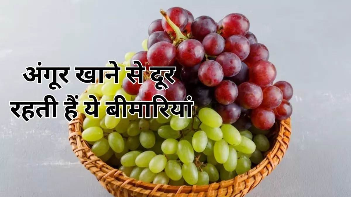 ਅੱਖਾਂ ਦੀ ਰੋਸ਼ਨੀ ਵਧਾਉਣ ਤੋਂ ਲੈ ਕੇ ਕਬਜ਼ ਤੋਂ ਰਾਹਤ ਦਿਵਾਉਣ ਤਕ, ਜਾਣੋ ਅੰਗੂਰ ਖਾਣ