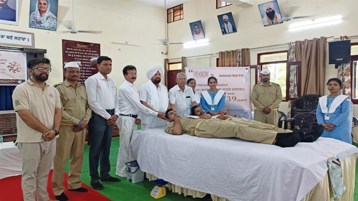 ਫ਼ਿਰੋਜ਼ਪੁਰ ਵਿਖੇ ਸੰਤ ਨਿਰੰਕਾਰੀ ਮਿਸ਼ਨ ਦੇ ਕੈਂਪ ’ਚ 69 ਯੂਨਿਟ ਖ਼ੂਨਦਾਨ