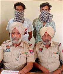 ਚੋਰੀ ਦੇ ਸਾਮਾਨ ਸਮੇਤ ਦੋ ਕਾਬੂ, ਪੁੱਛਗਿੱਛ ਜਾਰੀ