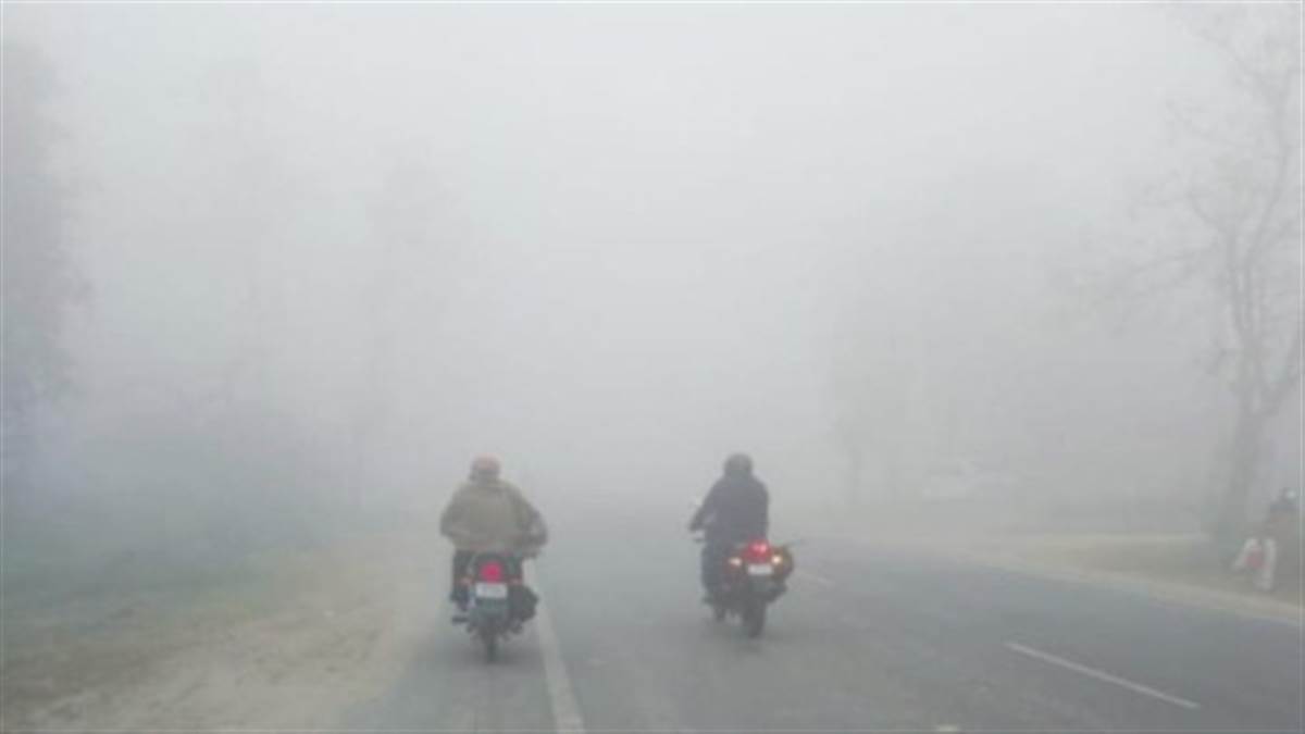 The first fog brought a change in the weather, the cold increased