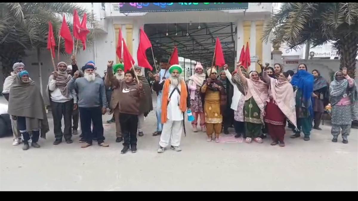 ਕਿਰਤੀ ਕਿਸਾਨ ਯੂਨੀਅਨ ਪੰਜਾਬ ਤੇ ਮਨਰੇਗਾ ਕਾਮਿਆਂ ਨੇ ਵੀਬੀ ਜੀਰਾਮ ਜੀ ਸਕੀਮ ਵਿਰੁੱਧ ਕੱਢਿਆ ਰੋਸ ਮਾਰਚ