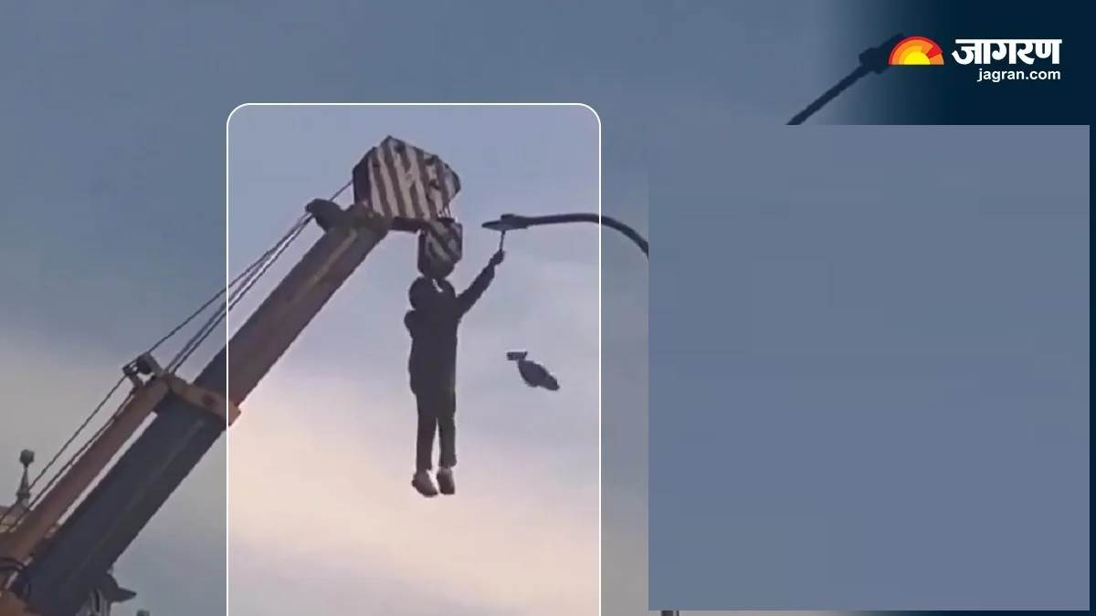 ਬੇਜ਼ੁਬਾਨ ਲਈ ਜਾਨ ਦੀ ਬਾਜ਼ੀ: ਕ੍ਰੇਨ ਨਾਲ ਲਟਕ ਕੇ ਬਚਾਈ ਚਾਈਨੀਜ਼ ਡੋਰ 'ਚ ਫਸੇ ਪੰਛੀ ਦੀ ਜਾਨ