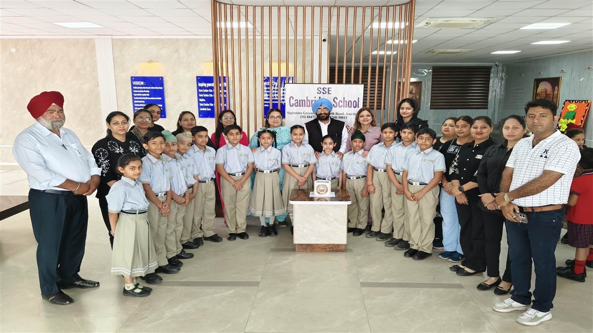 ਐਸਐੱਸਈ ਕੈਂਬਰਿਜ ਸਕੂਲ ’ਚ ਬੱਚਿਆਂ ਦਾ ਸ਼ਾਨਦਾਰ ‘ਵੈੱਲਕਮ’
