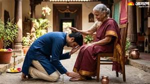 ਵੱਡਿਆਂ ਦੇ ਚਰਨ ਛੂਹਣ ਤੋਂ ਬਾਅਦ ਮੱਥੇ 'ਤੇ ਹੱਥ ਕਿਉਂ ਲਗਾਇਆ ਜਾਂਦੈ ? ਜੋਤਸ਼ੀ ਨੇ ਦੱਸਿਆ ਇਸ ਦੇ ਪਿੱਛੇ ਦਾ ਵਿਸ਼ਵਾਸ