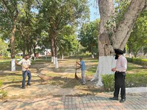 ਮਿਸ਼ਨ ਕਲੀਨ ਪੰਜਾਬ ਤਹਿਤ ਮੁਲਤਾਨੀ ਗੇਟ ਤੋਂ ਬਾਰਡਰ ਰੋਡ ਲਿੰਕ ਸੜਕ ਦੀ ਕਰਵਾਈ ਸਫ਼ਾਈ