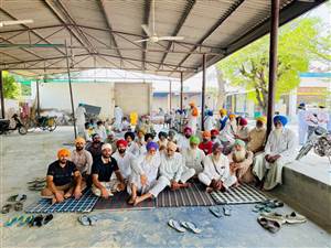 ਭਾਰਤੀ ਕਿਸਾਨ ਯੂਨੀਅਨ ਸਿੱਧੂਪੁਰ ਦੇ ਨੁਮਾਇੰਦਿਆਂ ਦੀ ਮੀਟਿੰਗ