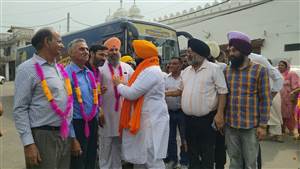 ਤੀਰਥ ਯਾਤਰਾ ਯੋਜਨਾ ਤਹਿਤ ਨੰਗਲ ਤੋਂ ਤੀਰਥ ਯਾਤਰਾ ਲਈ ਬੱਸ ਰਵਾਨਾ