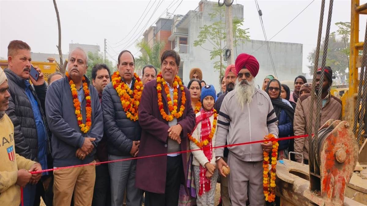 ਨਵੇਂ ਟਿਊਬਵੈੱਲ ਦੇ ਨਿਰਮਾਣ ਕੰਮ ਦੀ ਸ਼ੁਰੂਆਤ