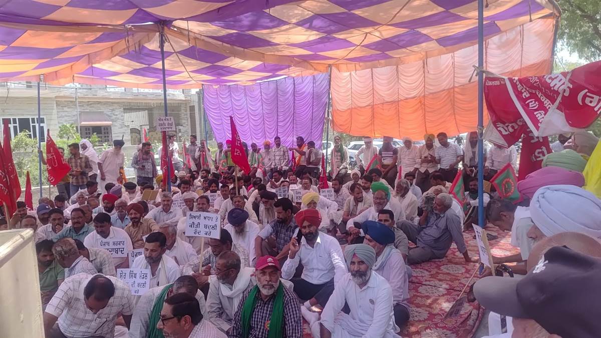 ਮੰਡਲ ਪ੍ਰਧਾਨ ਸ਼ੇਰ ਸਿੰਘ ਦੀ ਬਦਲੀ ਖ਼ਿਲਾਫ਼ ਟੈਕਨੀਕਲ ਸਰਵਿਸਿਜ਼ ਯੂਨੀਅਨ ਦਾ ਰੋਸ ਧਰਨਾ ਤੇ ਮਾਰਚ