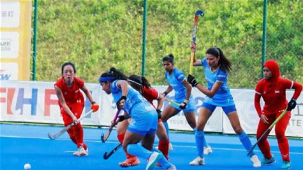 Women's Asia Cup : ਨਵਨੀਤ-ਮੁਮਤਾਜ਼ ਦੀ ਹੈਟ੍ਰਿਕ ਨਾਲ ਭਾਰਤ ਨੂੰ ਮਿਲੀ ਇੱਕ ਪਾਸੜ ਜਿੱਤ, ਸਿੰਗਾਪੁਰ ਨੂੰ ਇੱਕ ਦਰਜਨ ਗੋਲਾਂ ਨਾਲ ਹਰਾਇਆ
