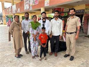ਲਹਿਰਾਗਾਗਾ ’ਚ ਬਾਲ ਭਿਖਿਆ ਵਿਰੁੱਧ ਇੱਕ ਬੱਚਾ ਰੈਸਕਿਊ