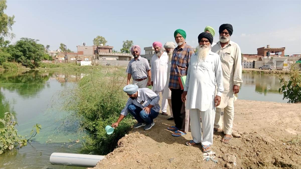 ਸਿਹਤ ਵਿਭਾਗ ਨੇ ਛੱਪੜਾ ’ਚ ਛੱਡੀਆਂ ਗੰਬੂਜਾ ਮੱਛੀਆਂ