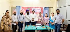 ਟੀ.ਬੀ. ਮੁਕਤ ਪੰਚਾਇਤ ਮੱਲੋਕੇ ਦਾ ਸਿਹਤ ਵਿਭਾਗ ਵੱਲੋਂ ਸਨਮਾਨ