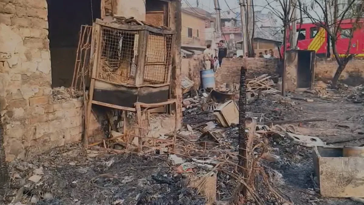 Delhi Fire News :  ਝੁੱਗੀਆਂ 'ਚ ਲੱਗੀ ਭਿਆਨਕ ਅੱਗ, ਨੌਜਵਾਨ ਦੀ ਮੌਤ; 8 ਘੰਟਿਆਂ ਬਾਅਦ ਪਾਇਆ ਕਾਬੂ
