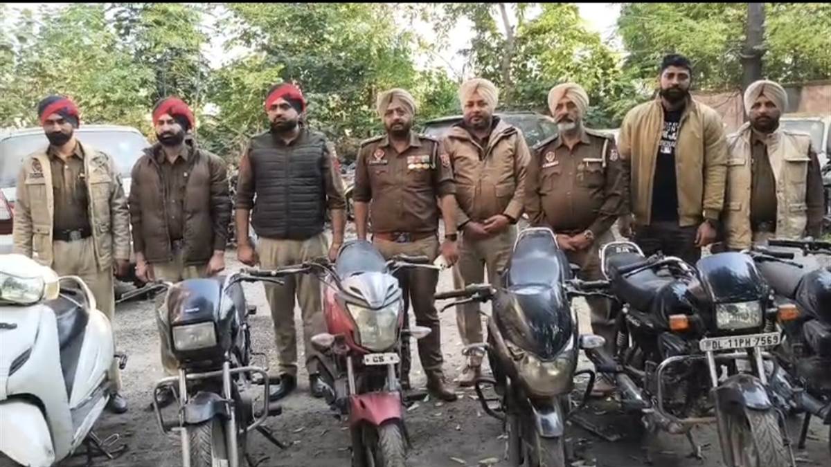 ਅੰਤਰਰਾਜੀ ਮੋਟਰਸਾਈਕਲ ਚੋਰ ਗਿਰੋਹ ਦਾ ਗੁਰਗਾ ਗ੍ਰਿਫ਼ਤਾਰ