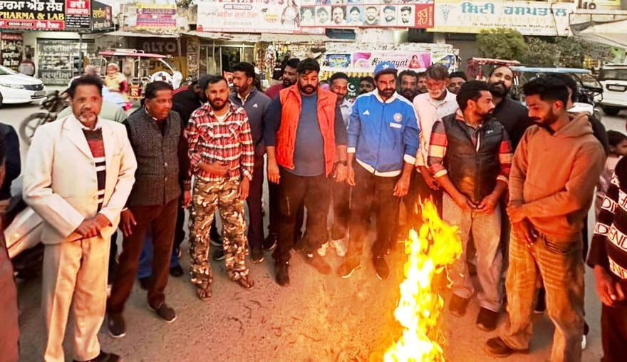 ਮਸੀਹ ਭਾਈਚਾਰੇ ਵੱਲੋਂ ਸ਼ਹਿਰ ’ਚ ਕੱਢਿਆ ਰੋਸ ਮਾਰਚ