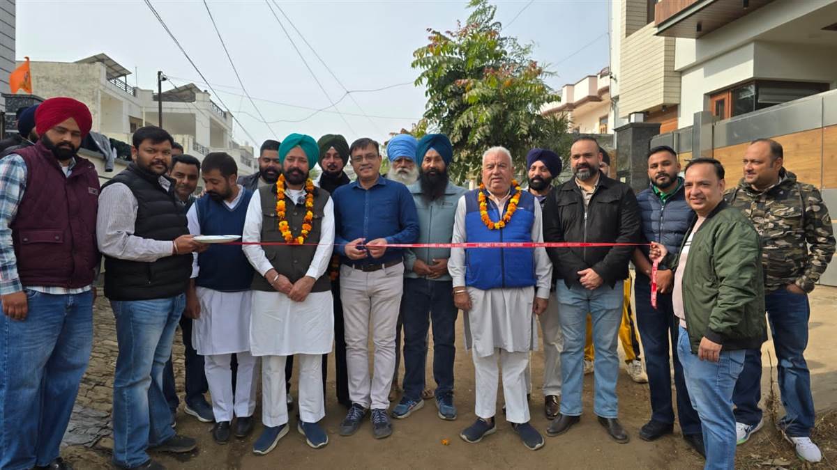 ਲੋਕ ਸੇਵਕ ਕਾਲੋਨੀ ਵਿਚ ਇੰਟਰਲਾਕ ਟਾਈਲਾਂ ਦਾ ਕੰਮ ਸ਼ੁਰੂ