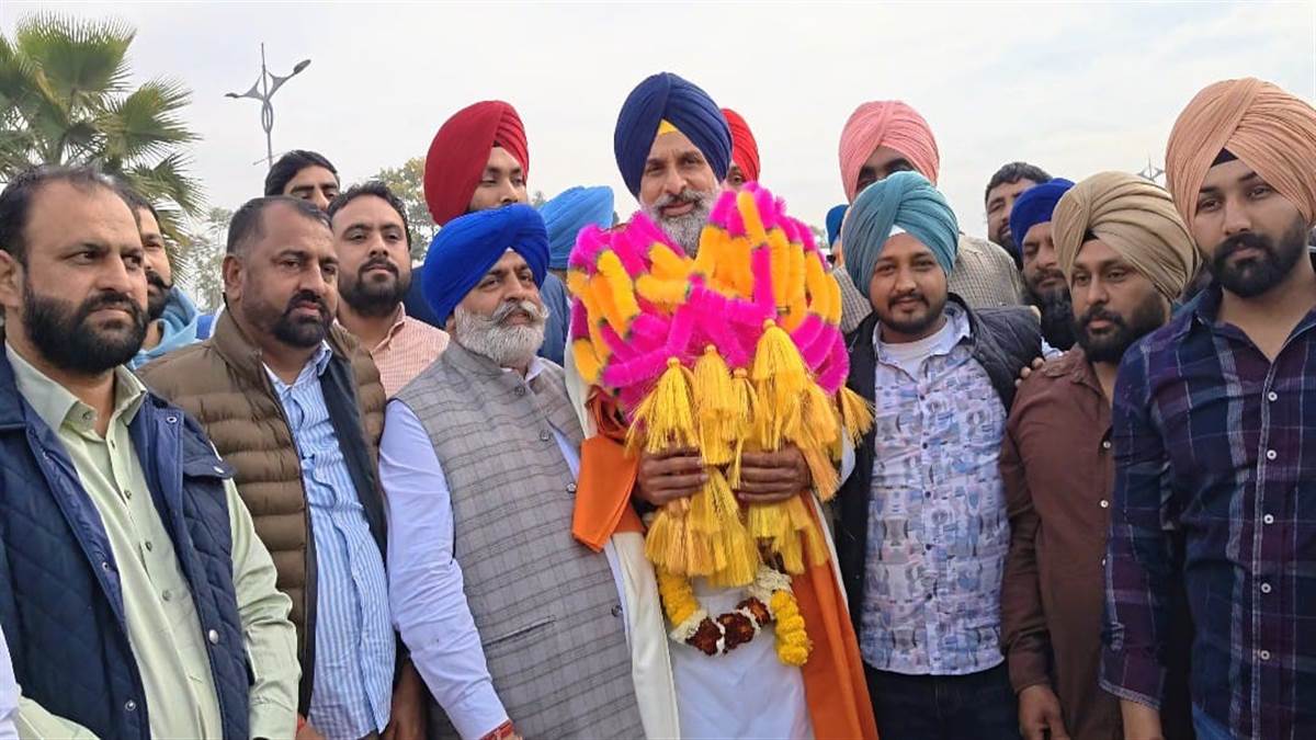 ਮਜੀਠੀਆ ਦਾ ਚੌਧਰੀ ਸ਼ਿਆਮ ਲਾਲ ਵੱਲੋਂ ਭਰਵਾਂ ਸਵਾਗਤ