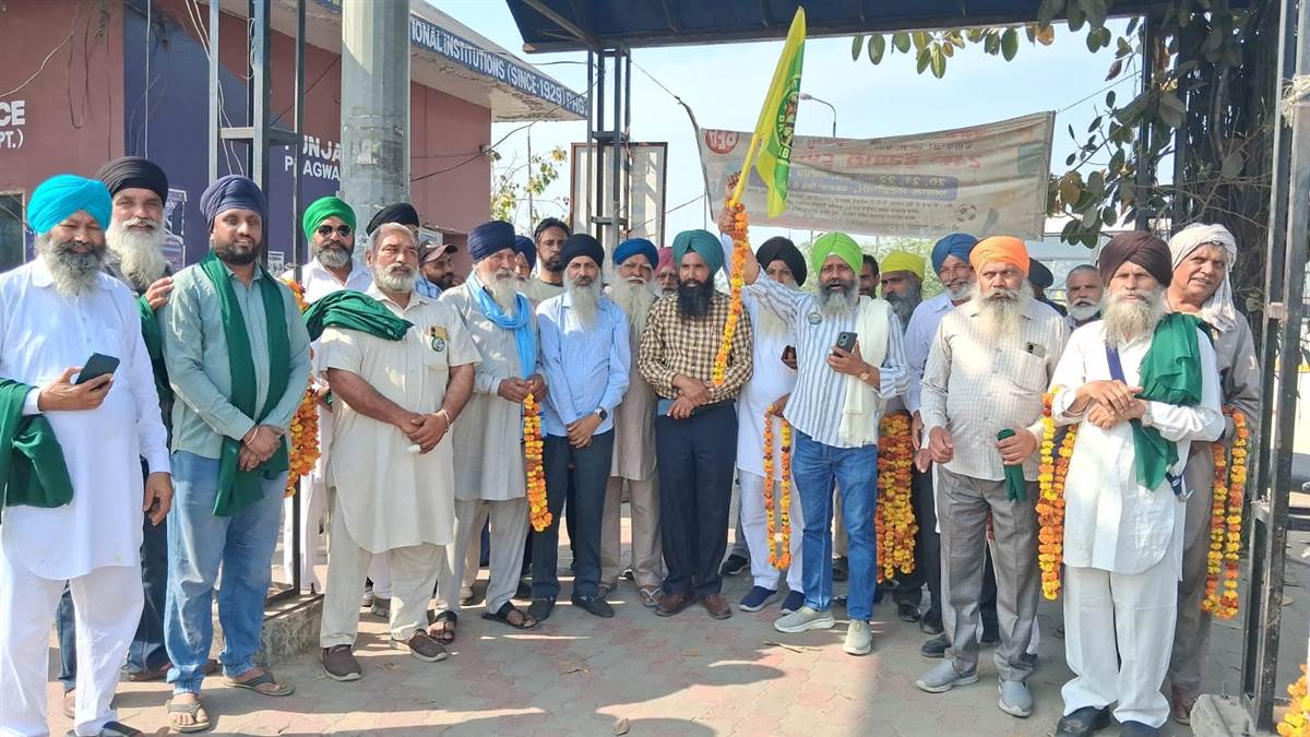 ਕਿਸਾਨ ਜਾਗ੍ਰਿਤੀ ਯਾਤਰਾ ਦਾ ਫਗਵਾੜਾ ਪਹੁੰਚਣ ‘ਤੇ ਹੋਇਆ ਭਰਵਾਂ ਸਵਾਗਤ