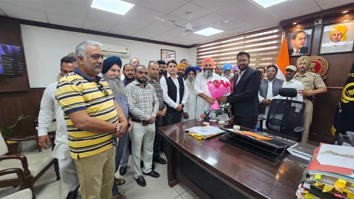 ਭਾਜਪਾ ਆਗੂਆਂ ਨੇ ਨਵ-ਨਿਯੁਕਤ ਡੀਸੀ ਦਾ ਕੀਤਾ ਸਵਾਗਤ