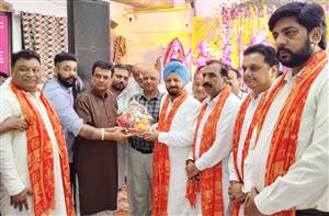 ਸ੍ਰੀ ਨੈਣਾ ਦੇਵੀ ਪੈਦਲ ਯਾਤਰਾ ਦਲ ਵਲੋਂ 38ਵੀਂ ਪੈਦਲ ਯਾਤਰਾ ਰਵਾਨਾ