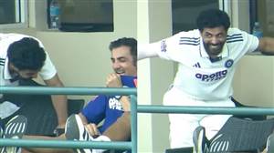 IND vs SLC XI: ਰਵਿੰਦਰ ਜਡੇਜਾ ਨੇ ਕੀਤੀ ਕੁਲਦੀਪ ਯਾਦਵ ਦੀ ਨਕਲ, ਹੱਸ-ਹੱਸ ਕੇ ਕੋਚ ਗੌਤਮ ਗੰਭੀਰ ਦਾ ਹੋਇਆ ਬੁਰਾ ਹਾਲ- ਵੀਡੀਓ