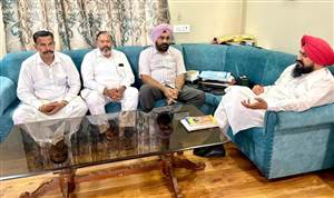 ਖਹਿਰਾ ਤੇ ਪੱਟੀ ਦੇ ਭਾਜਪਾ ਆਗੂਆਂ ਨੇ ਸੂਬਾ ਸਕੱਤਰ ਮੰਨਾ ਨਾਲ ਕੀਤੀ ਮੁਲਾਕਾਤ