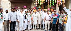 ਭਾਰਤ ਨਗਰ ਇਲਾਕੇ ਦੇ 31 ਪਰਿਵਾਰ ਕਾਂਗਰਸ ਨਾਲ ਜੁੜੇ