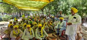 ਭਾਕਿਯੂ ਏਕਤਾ ਉਗਰਾਹਾਂ ਨੇ ਕੀਤੀ ਡੀਸੀ ਦਫ਼ਤਰ ਅੱਗੇ ਨਾਅਰੇਬਾਜ਼ੀ