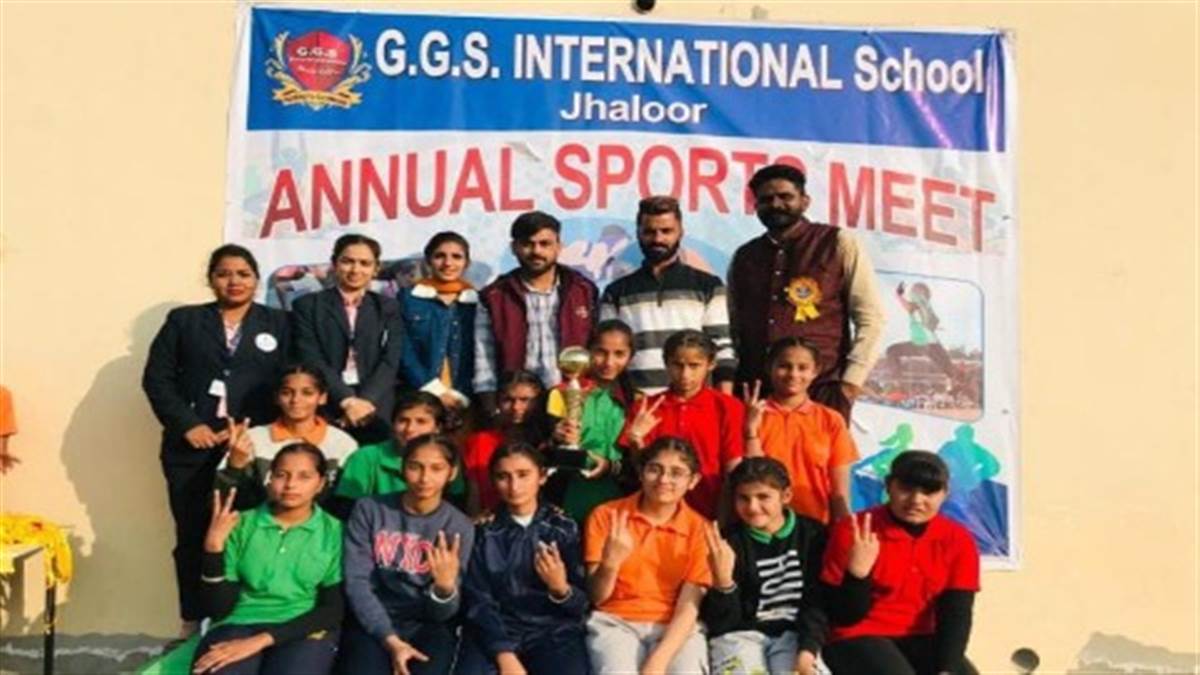 Organized annual sports event at Guru Gobind Singh School