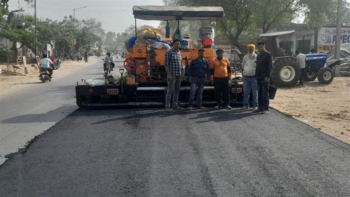 ਨਵਾਂਸ਼ਹਿਰ-ਰਾਹੋਂ ਸੜਕ ਬਣਨੀ ਸ਼ੁਰੂ, ਲੋਕ ਖੁਸ਼