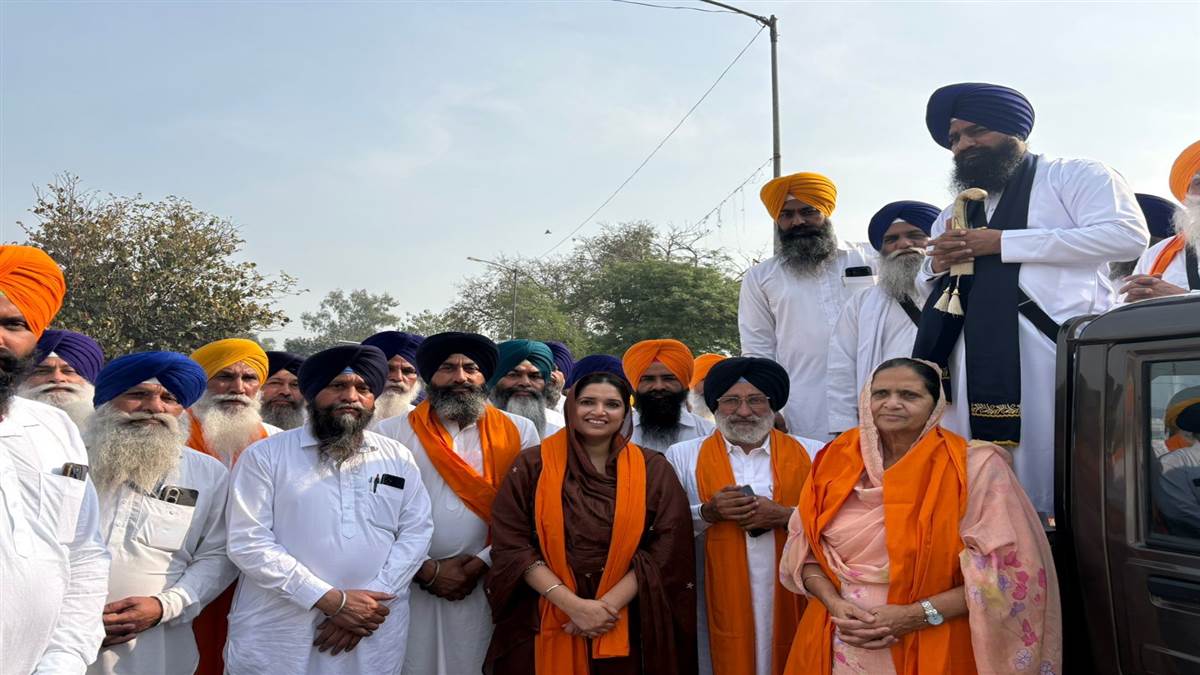 ਗੁਰਦੁਆਰਾ ਬੀੜ ਬਾਬਾ ਬੁੱਢਾ ਸਾਹਿਬ ਜੀ ਤੋਂ ਰਵਾਨਾ ਹੋਇਆ ਖਾਲਸਾਈ ਮਾਰਚ