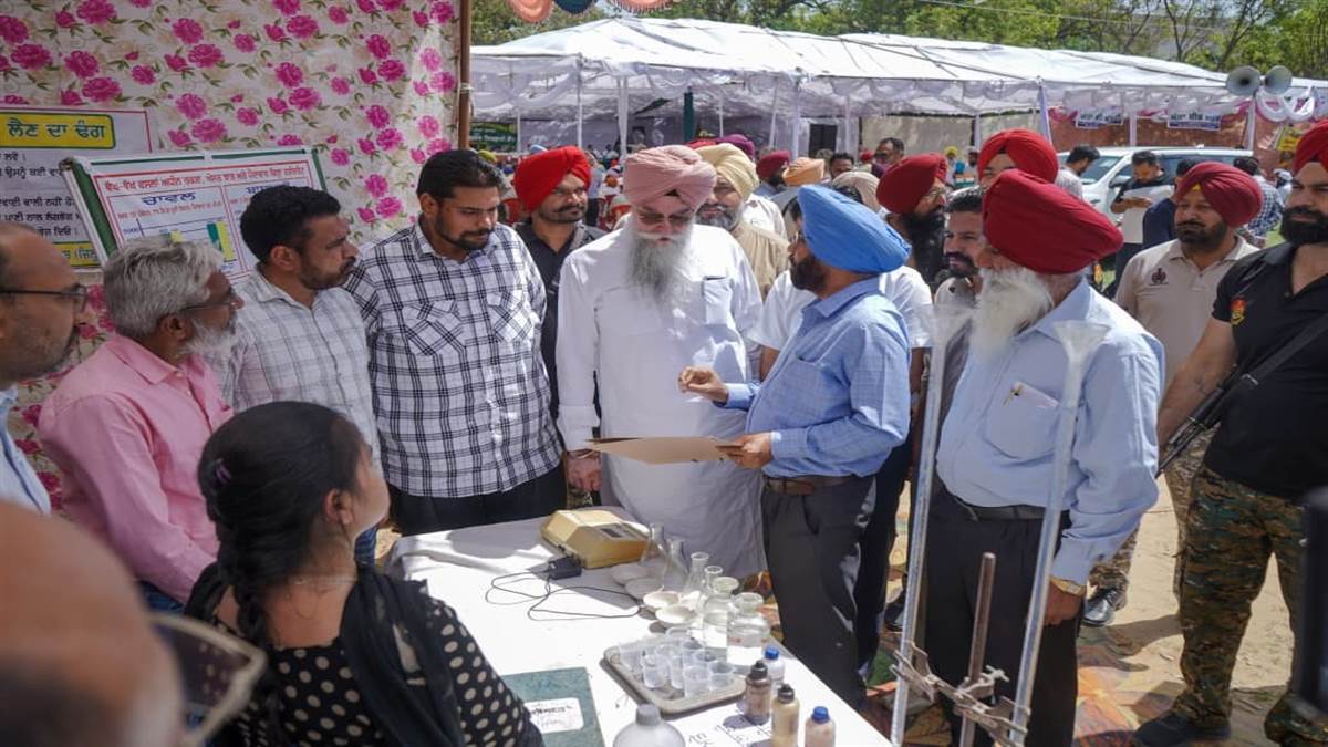 ਸਾਉਣੀ ਦੀਆਂ ਫਸਲਾਂ ਸਬੰਧੀ ਜ਼ਿਲ੍ਹਾ ਪੱਧਰੀ ਕਿਸਾਨ ਸਿਖਲਾਈ ਕੈਂਪ ਲਾਇਆ