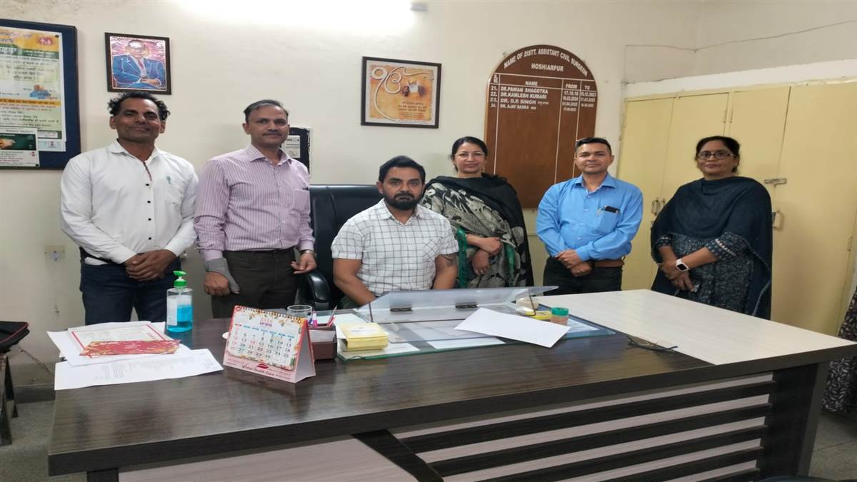 ਡਾ. ਤਜਿੰਦਰਪਾਲ ਸਿੰਘ ਨੇ ਸਹਾਇਕ ਸਿਵਲ ਸਰਜਨ ਵਜੋਂ ਅਹੁਦਾ ਸੰਭਾਲਿਆ