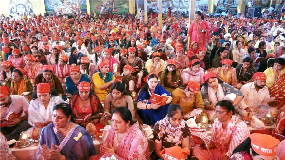 ਮਾਤਾ ਭੱਦਰਕਾਲੀ ਮੇਲੇ ਸਬੰਧੀ 1,100 ਸ਼੍ਰੀ ਦੁਰਗਾ ਸਤੁਤੀ ਪਾਠ ਕਰਵਾਏ