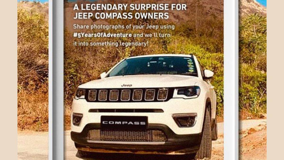 Jeep Compass Anniversary Edition On the completion of five years Jeep launched a new edition of the Compass getting many great features