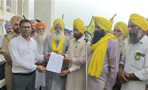 ਬੀਕੇਯੂ ਉਗਰਾਹਾਂ ਨੇ ਐਸਡੀਐਮ ਨੂੰ ਦਿੱਤਾ ਮੰਗ ਪੱਤਰ