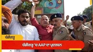 VIDEO : ਚੰਡੀਗੜ੍ਹ 'ਚ AAP ਦਾ ਰੋਸ ਪ੍ਰਦਰਸ਼ਨ, CEC ਦੇ ਅਸਤੀਫ਼ੇ ਦੀ ਮੰਗ ਨੂੰ ਲੈ ਕੇ ਸੜਕਾਂ 'ਤੇ ਵਰਕਰ; ਮਨੀਸ਼ ਸਿਸੋਦੀਆ ਹਿਰਾਸਤ 'ਚ