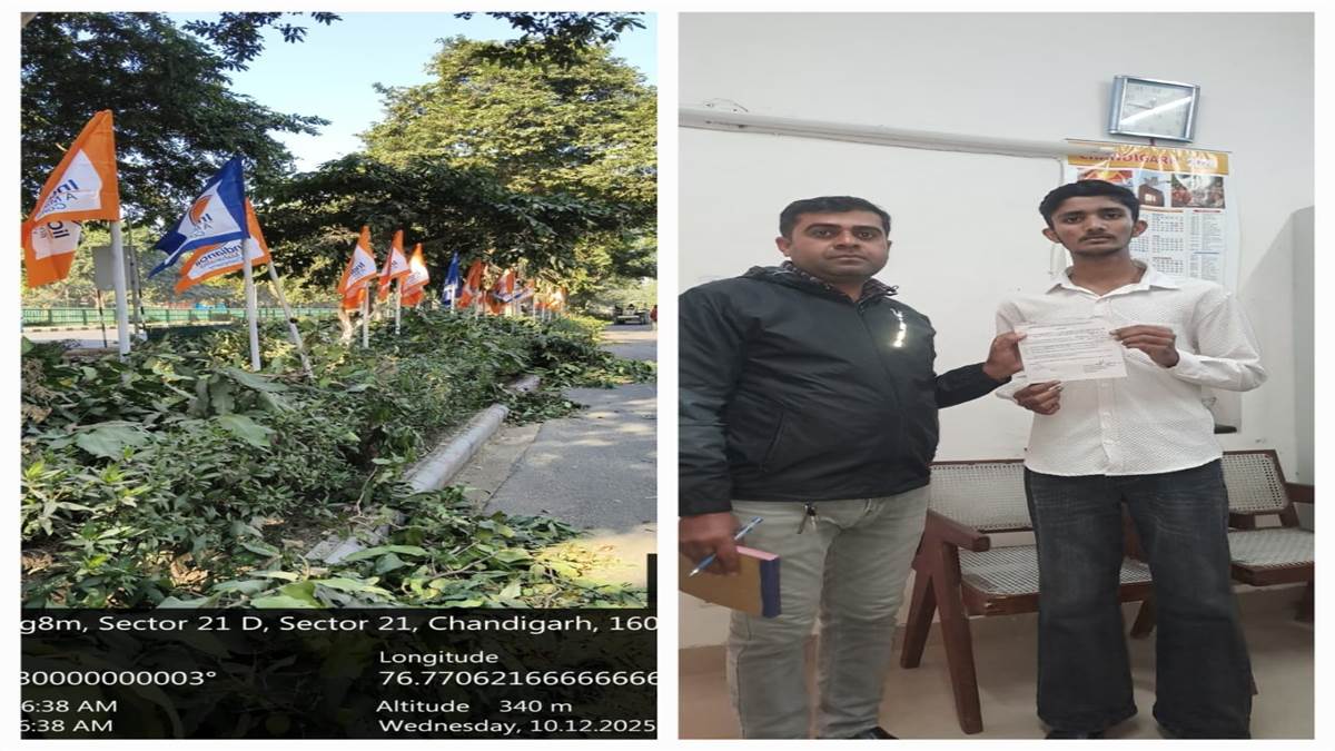 ਨਗਰ ਨਿਗਮ ਨੇ ਬਾਗਬਾਨੀ ਵਿੰਗ ਦੇ ਜੇਈ ਨੂੰ ਲਾਪਰਵਾਹੀ ’ਤੇ ਚਾਲਾਨ ਕੀਤਾ