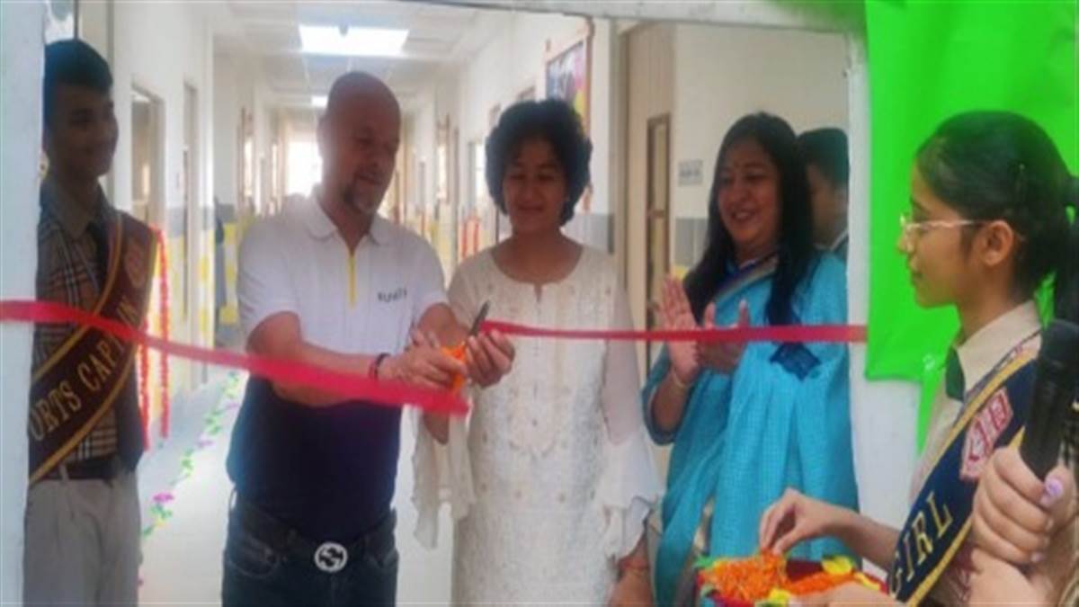 Inaugural ceremony of rifle shooting at Mother Teacher School