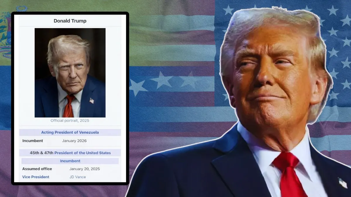 ਟਰੰਪ ਨੇ ਖੁਦ ਨੂੰ ਦੱਸਿਆ ਵੈਨੇਜ਼ੁਏਲਾ ਦਾ 'ਕਾਰਜਕਾਰੀ ਰਾਸ਼ਟਰਪਤੀ', ਸਾਂਝੀ ਕੀਤੀ ਤਸਵੀਰ; ਪੜ੍ਹੋ ਦਾਅਵੇ ਦਾ ਫੈਕਟ ਚੈੱਕ