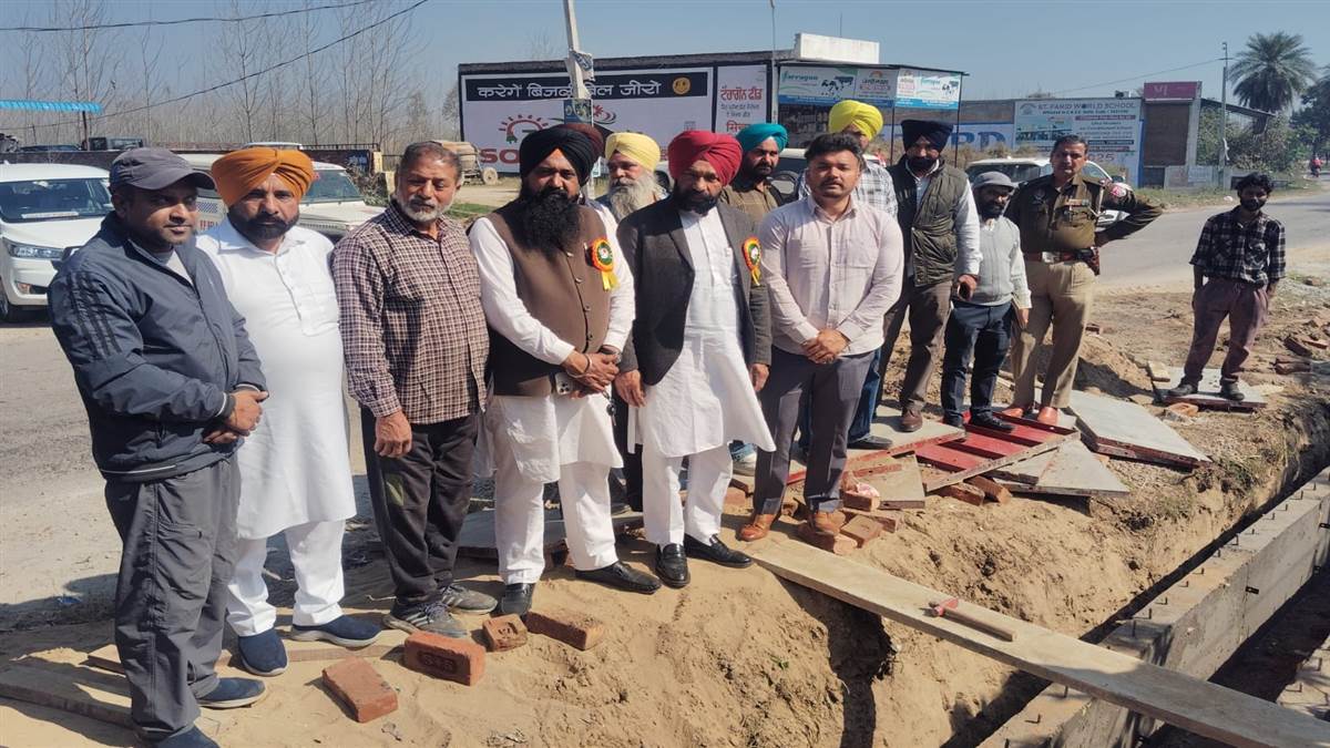 ਗ੍ਰਾਮ ਪੰਚਾਇਤ ਭਲਿਆਣ ਵੱਲੋਂ ਟੁੱਟੇ ਨਾਲੇ ਦੀ ਮੁਰੰਮਤ